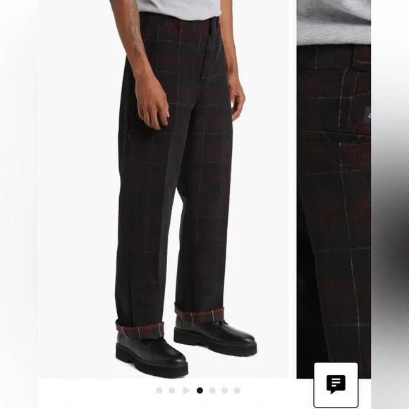 Dickies Alma Plaid Corduroy Pants men’s 36
